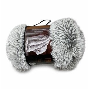 FRYE - Arctic Luxe Throw Blanket Gray Grey